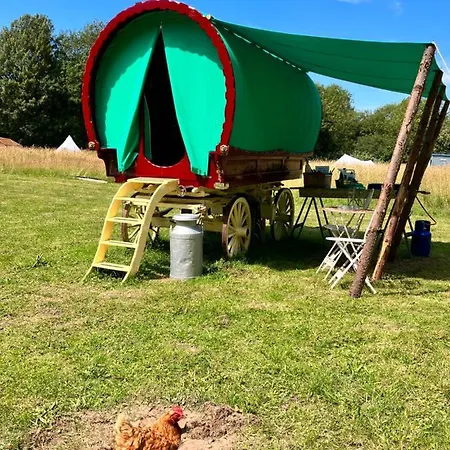 Romany Bow Gypsy Wagon @ Tin And Canvas Glamping, *