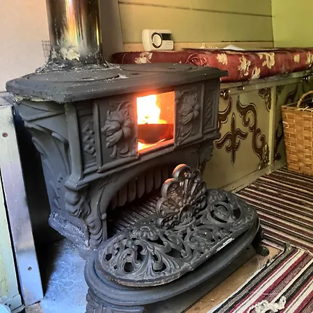 Romany Bow Gypsy Wagon @ Tin And Canvas Glamping, Campsite Pickering
